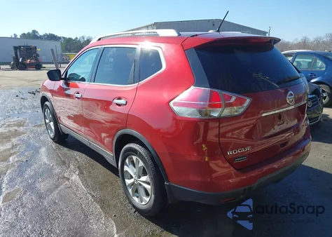 2016 Nissan Rogue Sv из США, поврежденный, VIN 5N1AT2MV2GC830271